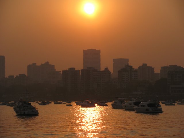Закат Мумбаи, Индия
