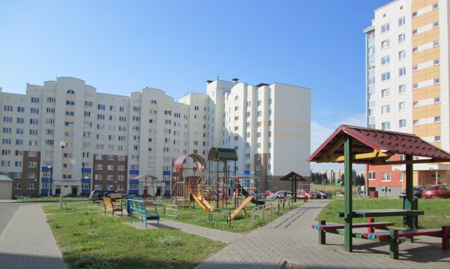 Новый жилой район в городе Гродно