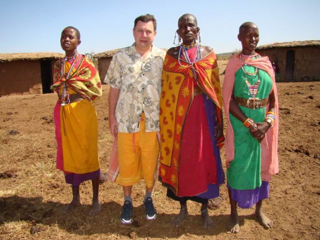 Женский хор из масайской деревни