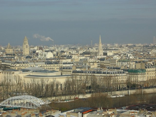 Вид с Эйфелевой башни, Париж