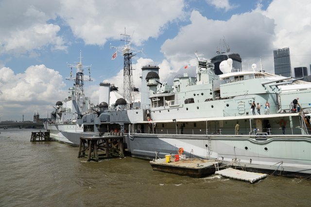 Крейсер HMS Belfast, Лондон