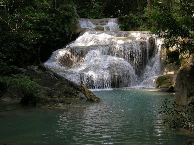 Водопад Эраван в Канчанабури