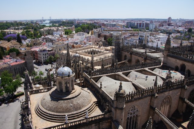 Вид с Кафедрального собора, Севилья, Испания