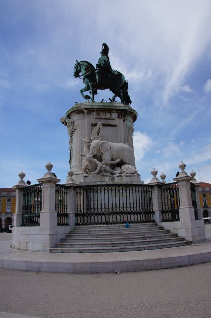 Конная статуя короля Жозе I, Лиссабон, Португалия
