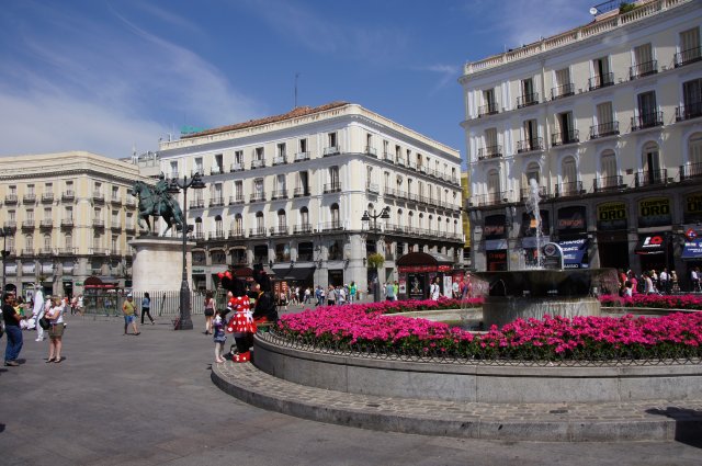 Площадь Пуэрта-дель-Соль, Мадрид, Испания