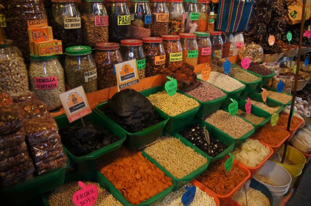 Рынок в Оахаке, Мексика