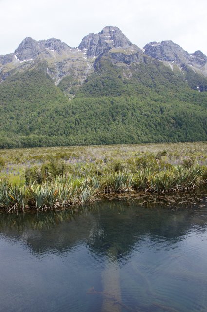 Mirror Lakes, Новая Зеландия