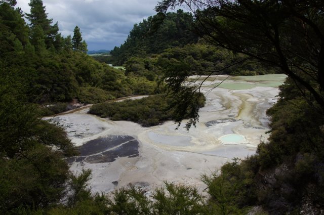 Гидротермальный парк Ваи-О-Тапу, Роторуа, Новая Зеландия