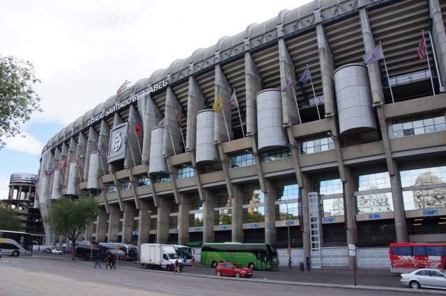 Стадион "Сантьяго Бернабеу" в Мадриде, Испания