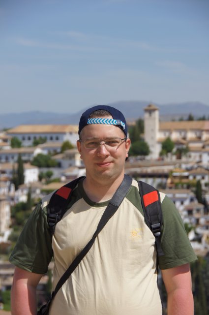 С башни замка Альгамбра, Гранада, Испания