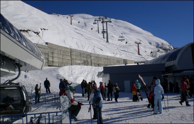 Горнолыжный курорт Домбай, Россия