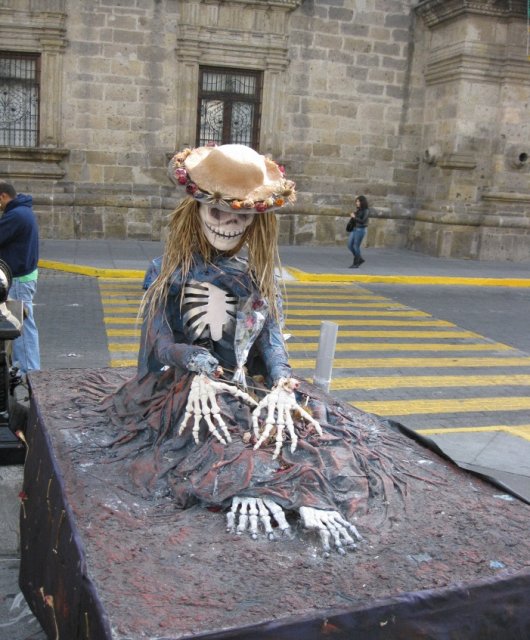 Скелет на Сокало, Гвадалахара, Мексика