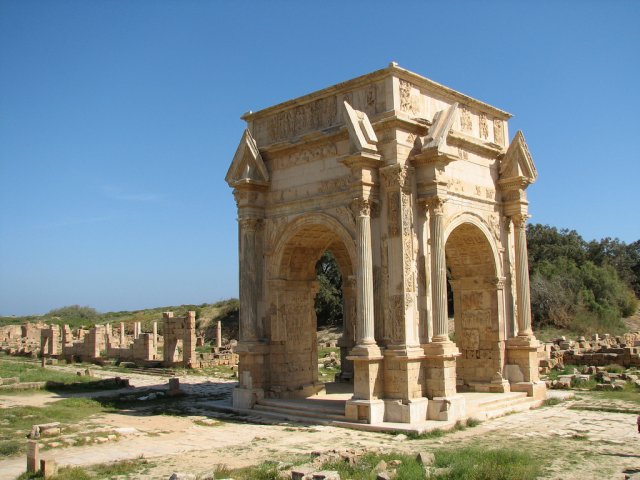 Древний город Лептис-Магна, Ливия