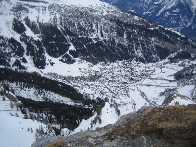 Лейкербад зимой, Швейцария