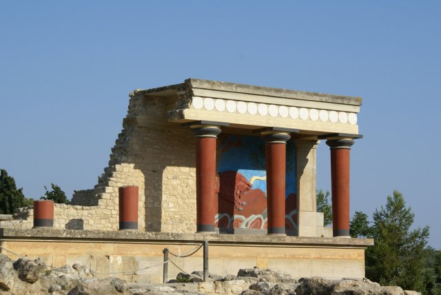 Руины Кносского дворца, Ираклион, Греция
