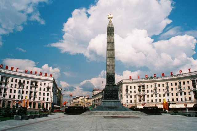 Площадь Победы в Минске, Беларусь