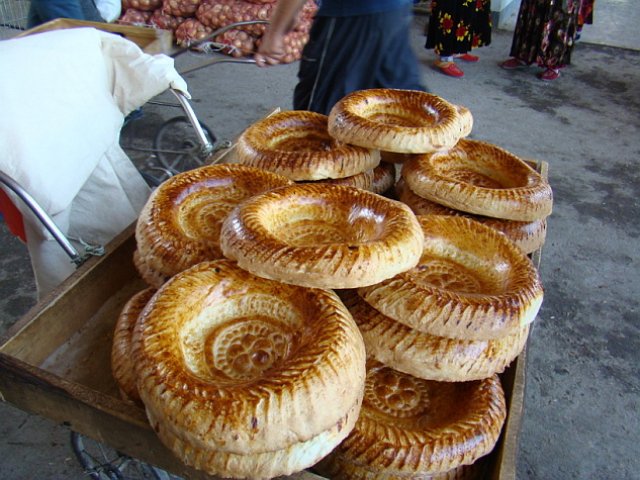 Базар в Самарканде, Узбекистан