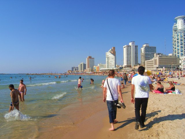 Средиземное море, Тель-Авив, Израиль