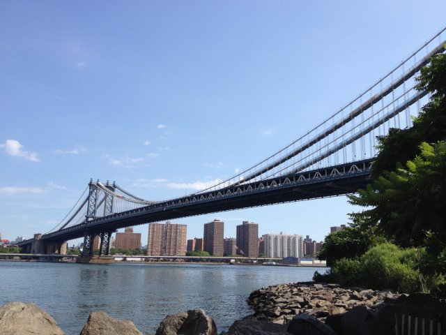 Бруклинский висячий мост, Нью-Йорк