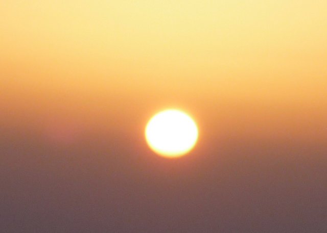 Восход солнца над горой Моисея
