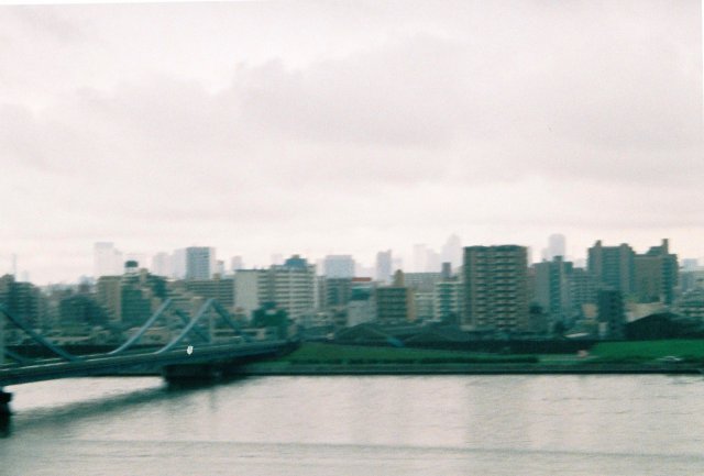 Токио из окна машины