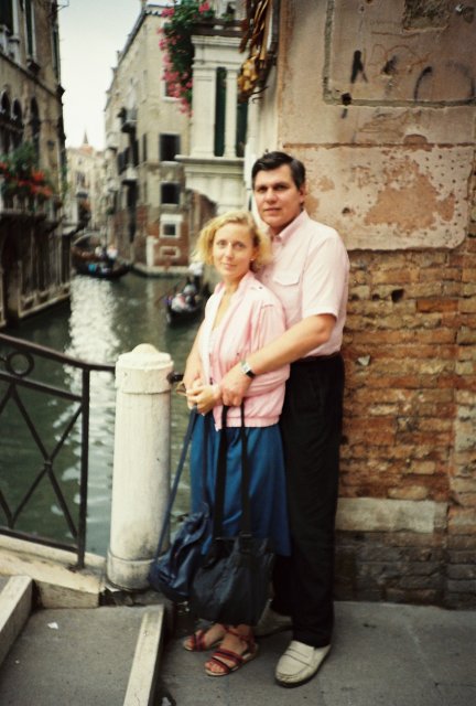 На улочках Венеции.1989